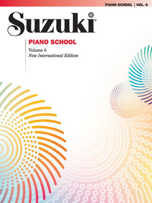 Suzuki Piano School Volume 6 New International Edition (book only, no CD) 0443SX