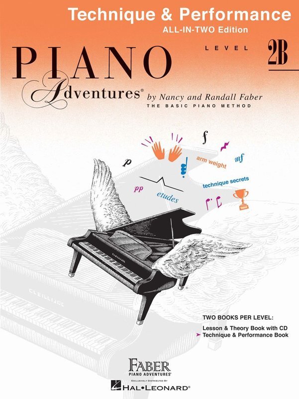 PIANO ADVENTURES ALL IN TWO 2B TECHNIQUE PERFORMANCE