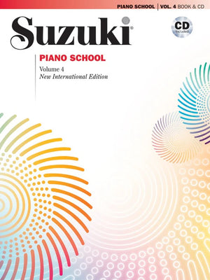 Suzuki Piano School Book 4 book & CD 32632