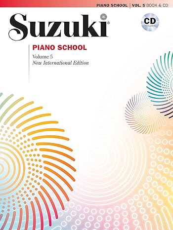 Suzuki Piano School Volume 5 Book & CD International Edition 32634