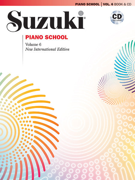 Suzuki Piano School Grade 6 Book & CD Revised Edition 32636