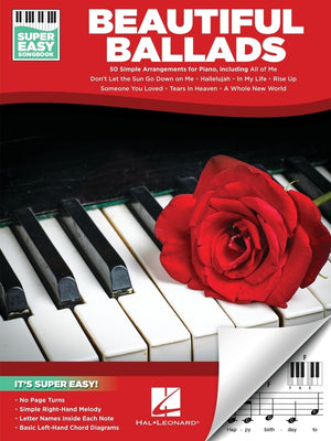 BEAUTIFUL BALLADS SUPER EASY SONGBOOK