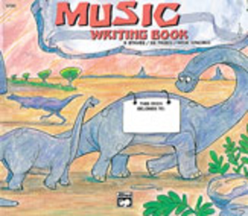 ABP MUSIC WRITING BOOK WIDE LINES 8 X 6  32PP 6 STAVE
