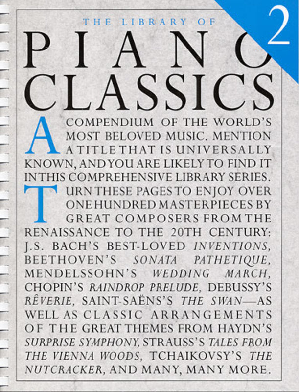 LIBRARY OF PIANO CLASSICS BK 2