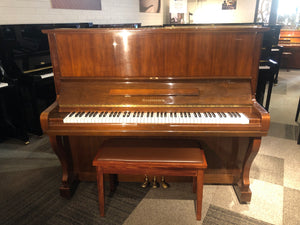 Rosenstock R3 2nd hand Polished Walnut upright piano