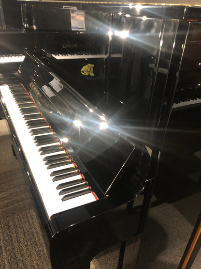 Kawai K-50 2nd hand upright piano. Kawai factory refurb. program.