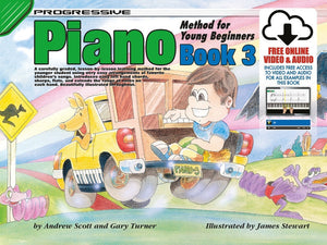 PROGRESSIVE PIANO METHOD FOR YOUNG BEGINNERS BK 3 (NOP)