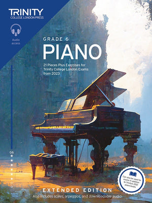 TRINITY PIANO EXAM PIECES & EXERCISES 2023 GR 6 EXTENDED OLA