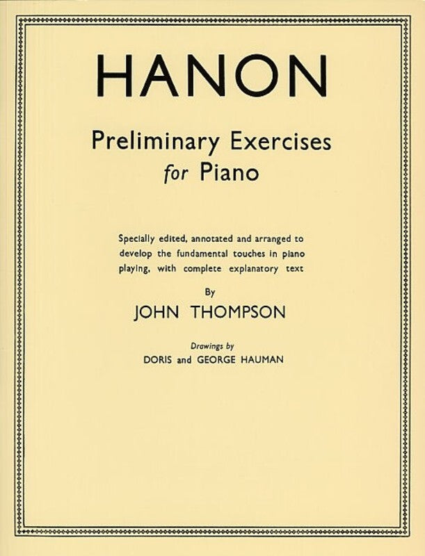 HANON PRELIMINARY EXERCISES FOR PIANO